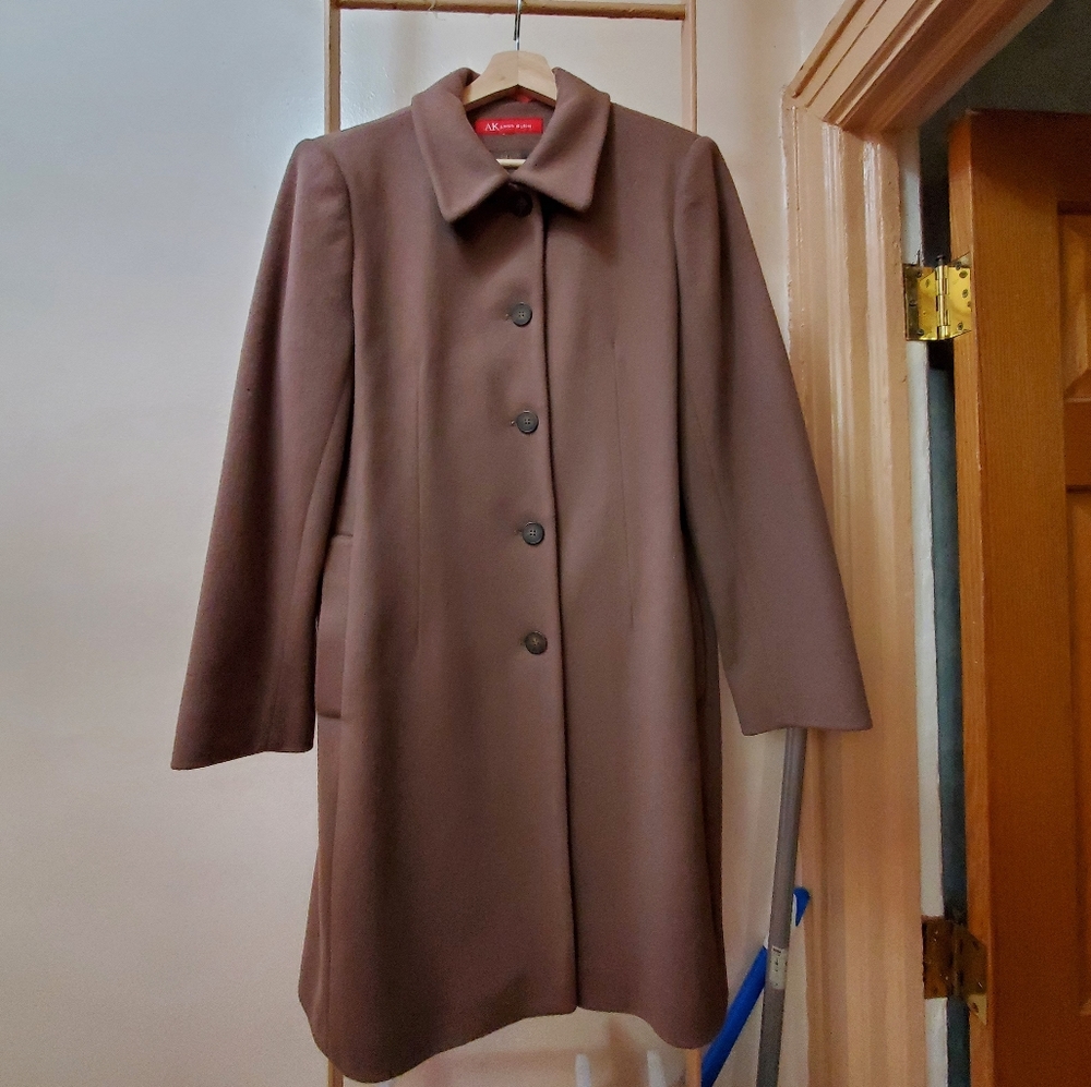 Anne Klein Taupe/ Camel Wool Coat, Size M